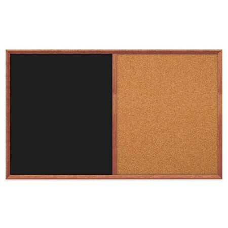 United Visual Products Slim Style Indoor Enclosed Corkboard, 24 UV502SC-WHITE-ULTMAR